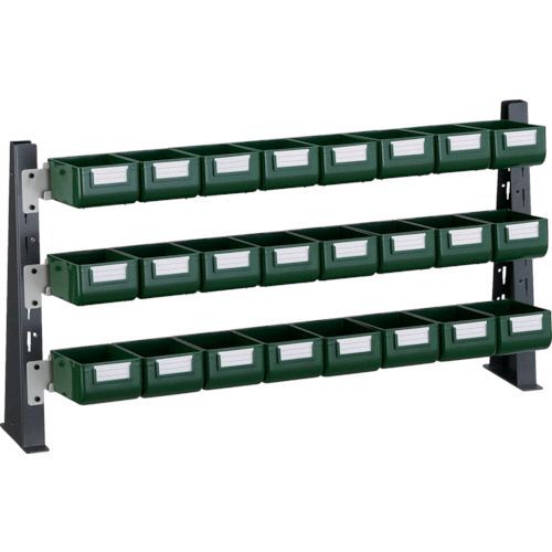 TRUSCO UPR-ML1803G 直送 代引不可・他メーカー同梱不可 ＵＰＲ型ライトビンラック卓上用 Ｋ−１０ＧＸ２４個 UPRML1803G 3