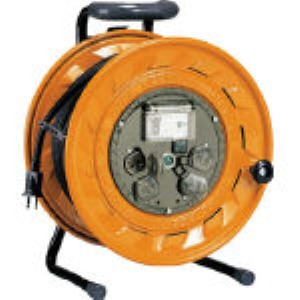 HATAYA BS-301K ＢＲ型 単相１００Ｖ型ブレーカーリール ３０ｍ アース付 とび出しプラグ付 BS301K 106-3243