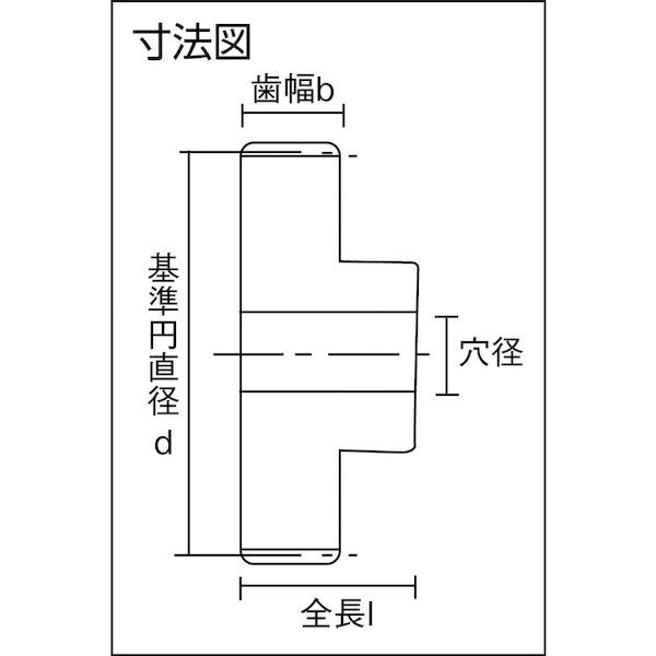 カタヤマ ［M6B36］ ピニオンギヤＭ６ 歯数３６ 直径２１６ 歯幅６０ 穴径３０ M-6B36 333-3701の通販は