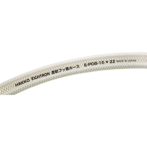 【個数：1個】 ハッコウ PDB-9 柔軟フッ素ホース　９×１５　２０ｍ PDB9 177-1621