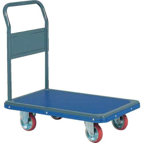 【個数：1個】 I.K.CARRY 202 プレス製運搬車 固定ハンドルタイプ 均等荷重２５０ｋｇ 202 341-8324の通販は 15,885円