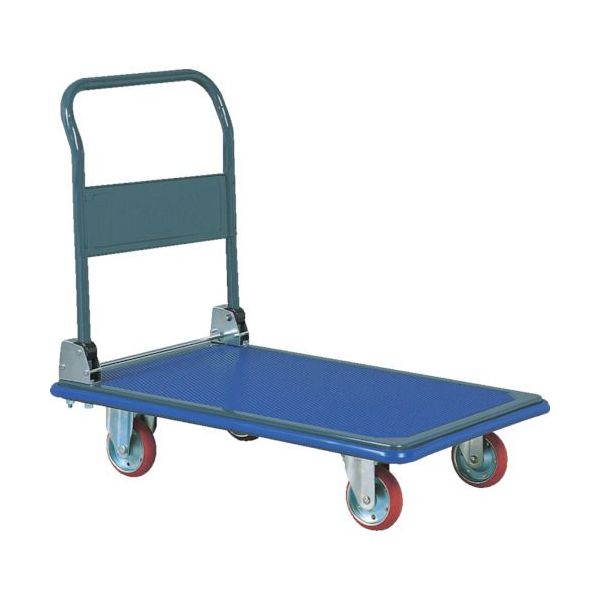 【個数：1個】 石川製作所 301 プレス製運搬車 折り畳みハンドルタイプ 均等荷重３００ｋｇ 341-7921 16,926円