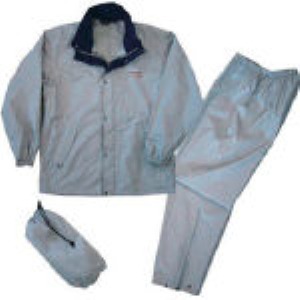 カジメイク 7250-71-L エントラントレインスーツ２　シルバー　Ｌ 725071L 324-6507