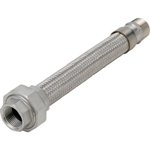 ＮＦＫ NK193-40-500 ユニオン・ニップル式フレキシブルホース 継手ＳＵＳ３０４ ＡＬＬＳＵＳ３０４ ４０Ａ×５００Ｌ NK19340500