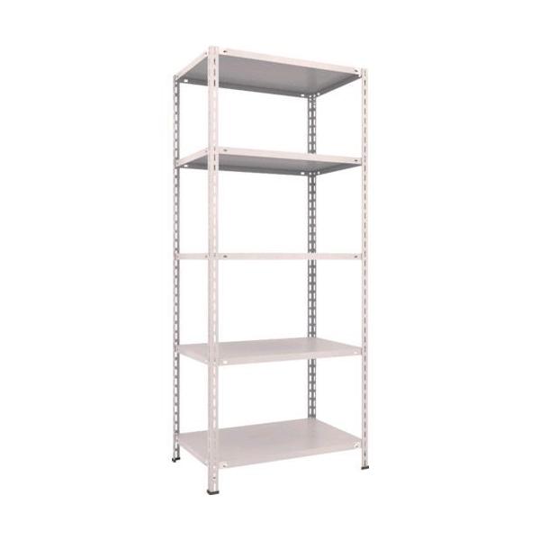 【個人宅配送不可】トラスコ TRUSCO L73W-15NG 直送 代引不可 スチールラック 軽量棚 中棚ボルトレス型 ８７５Ｘ６００Ｘ２１００ ５段 ネオグレーの通販は