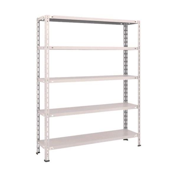 【個人宅配送不可】トラスコ TRUSCO L54V-15NG 直送 代引不可 スチールラック 軽量棚 中棚ボルトレス型１２００Ｘ３００Ｘ１５００ ５段 ネオグレーの通販は 18,797円