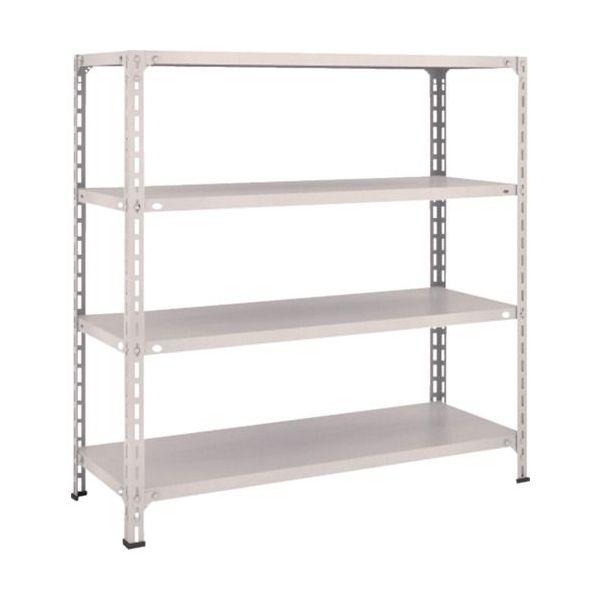 【個人宅配送不可】トラスコ TRUSCO 44X-14NG 直送 代引不可 スチールラック 軽量棚開放型 Ｗ１２００ＸＤ４５０ＸＨ１２００ ４段 ネオグレーの通販は 14,890円