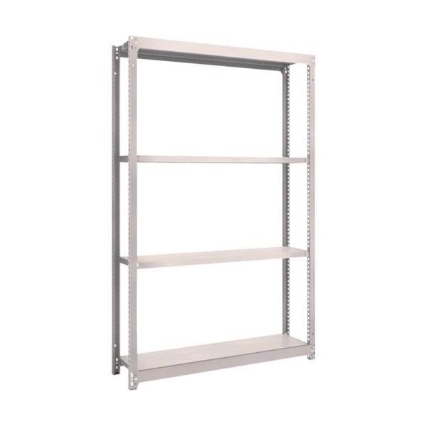 【個人宅配送不可】トラスコ M1.5-6434NG 直送 代引不可 スチールラック Ｍ１．５型 Ｗ１１６０×Ｄ２９５×Ｈ１８００ ４段 単体 ネオグレ