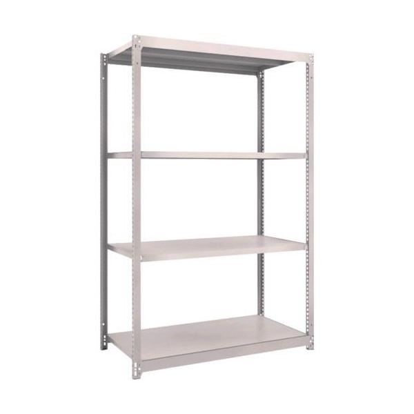 【個人宅配送不可】トラスコ M1.5-6464NG 直送 代引不可 スチールラック Ｍ１．５型 Ｗ１１６０×Ｄ５９５×Ｈ１８００ ４段 単体 ネオグレ