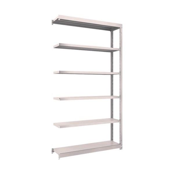 【個人宅配送不可】トラスコ M1.5-7436BNG 直送 代引不可 スチールラック Ｍ１．５型 Ｗ１１６０×Ｄ２９５×Ｈ２１００ ６段 連結 ネオグレー M1.の通販は