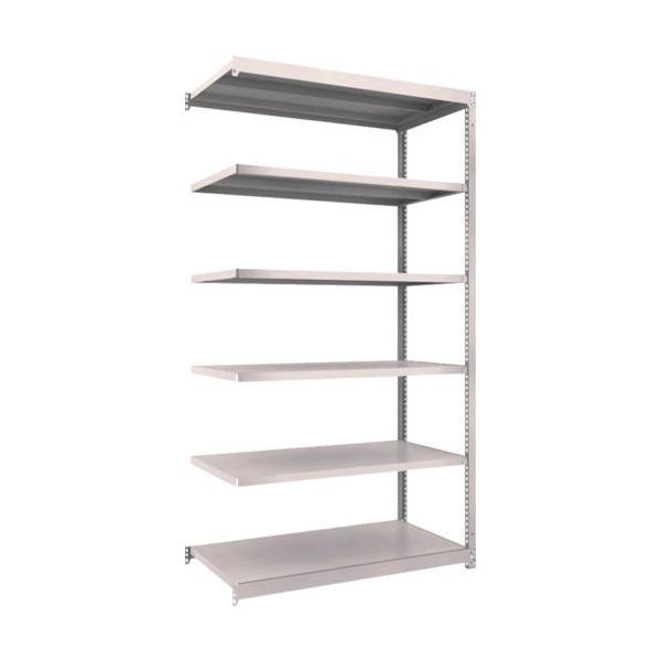 【個人宅配送不可】トラスコ M1.5-7466BNG 直送 代引不可 スチールラック Ｍ１．５型 Ｗ１１６０×Ｄ５９５×Ｈ２１００ ６段 連結 ネオグレー M1.の通販は