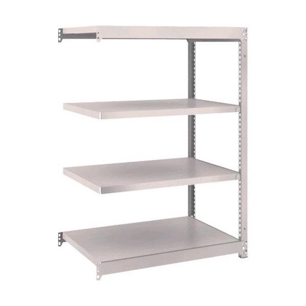 【個人宅配送不可】トラスコ M1.5-4364BNG 直送 代引不可 スチールラック Ｍ１．５型 Ｗ８６０×Ｄ５９５×Ｈ１２００ ４段 連結 ネオグレ