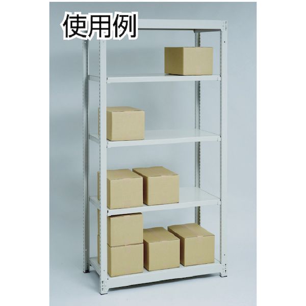 【個人宅配送不可】トラスコ M1.5-4534BNG 直送 代引不可 スチールラック Ｍ１．５型 Ｗ１４６０×Ｄ２９５×Ｈ１２００ ４段 連結 ネオグ
