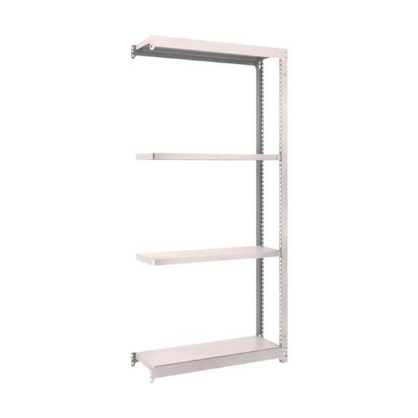 【個人宅配送不可】トラスコ M1.5-6334BNG 直送 代引不可 スチールラック Ｍ１．５型 Ｗ８６０×Ｄ２９５×Ｈ１８００ ４段 連結 ネオグレ