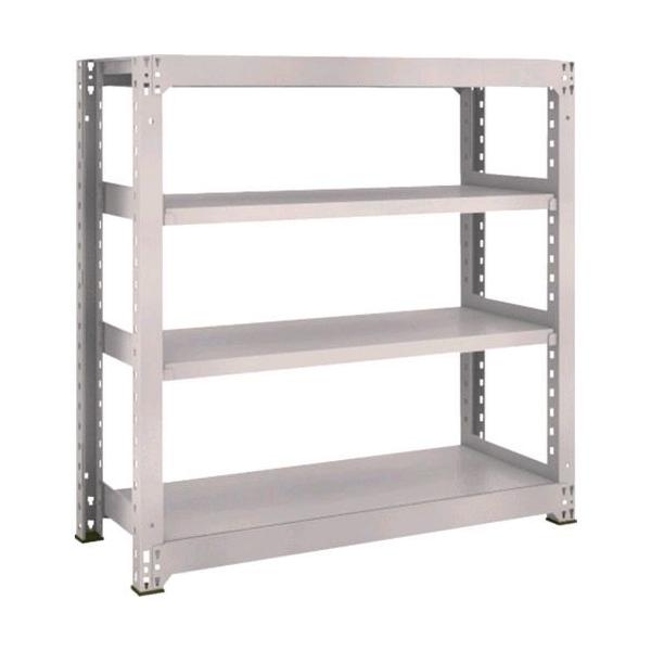 【個人宅配送不可】トラスコ M3-4454NG 直送 代引不可 スチールラック Ｍ３型 Ｗ１２００×Ｄ４７１×Ｈ１２００ ４段 単体 ネオグレー M34454NG 5の通販は