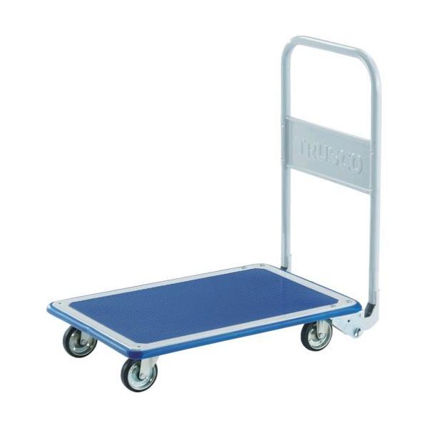 【個人宅配送不可】ＴＲＵＳＣＯ WD300N 直送 代引不可 プレス製台車 ドンキーカート 折りたたみ式ワイドハンドル９１５×６１５