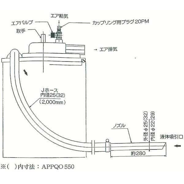 アクア APPQO400AS 直送 代引不可 エア式掃除機 乾湿両用クリーナー オープンペール缶用