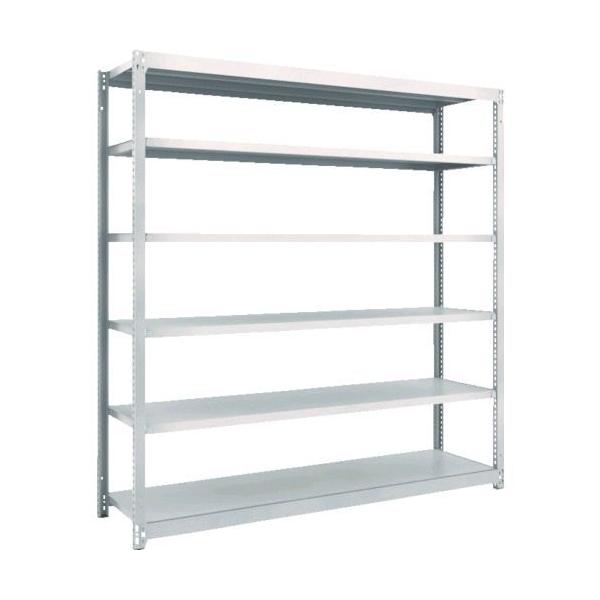 【個人宅配送不可】直送 代引不可 トラスコ TRUSCO M1.5-6666NG スチールラック Ｍ１．５型 Ｗ１７６０×Ｄ５９５×Ｈ１８００ ６段