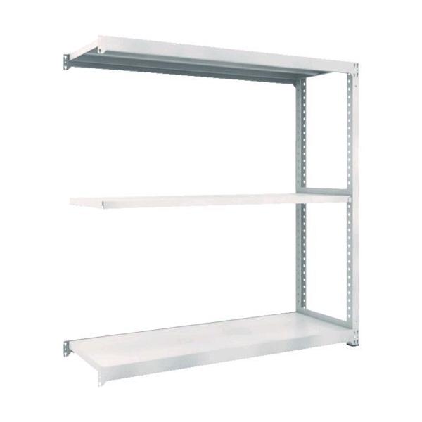 【個人宅配送不可】直送 代引不可 トラスコ TRUSCO M3-6493BNG スチールラック Ｍ３型中量棚 １２００Ｘ９２１ＸＨ１８００ ３段 連結 ネオグレーの通販は 19,766円