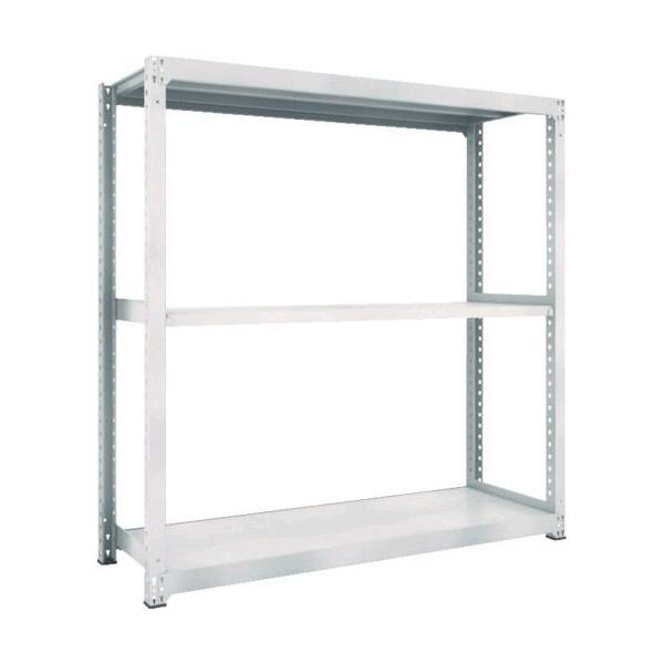 【個人宅配送不可】直送 代引不可 トラスコ TRUSCO M3-6693NG スチールラック Ｍ３型中量棚 １８００Ｘ９２１ＸＨ１８００ ３段 単体