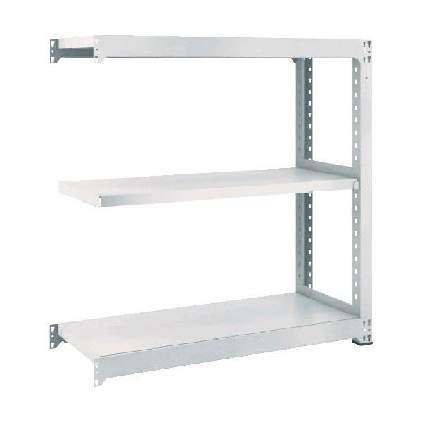 【個人宅配送不可】直送 代引不可 トラスコ TRUSCO M5-4573BNG スチールラック Ｍ５型中量棚 １５００Ｘ７２１ＸＨ１２００ ３段 連結 ネオグレーの通販は