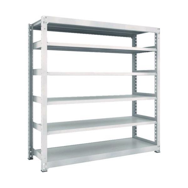 【個人宅配送不可】直送 代引不可 トラスコ TRUSCO M5-6356NG スチールラック Ｍ５型 Ｗ９００×Ｄ４７１×Ｈ１８００ ６段 単体 ネオグレーの通販は