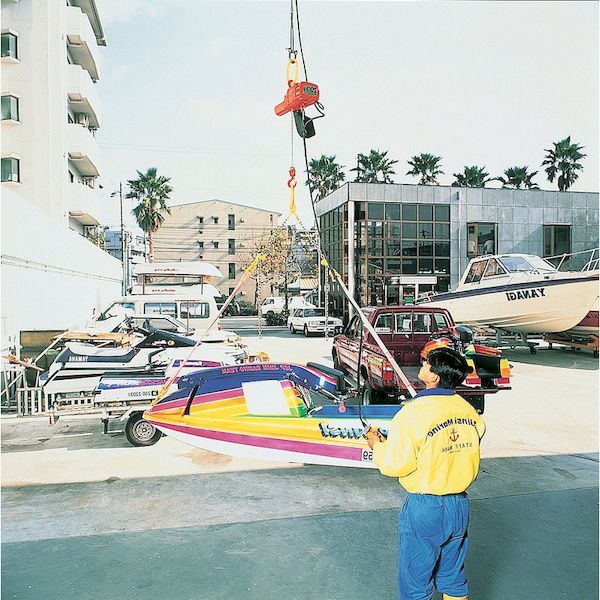 象印 AS-K1630 直送 代引不可 単相１００Ｖ小型電気チェーンブロック １速型 １６０ｋｇ・３ｍ αＳ−０１６ ３ｍ ASK1630_5