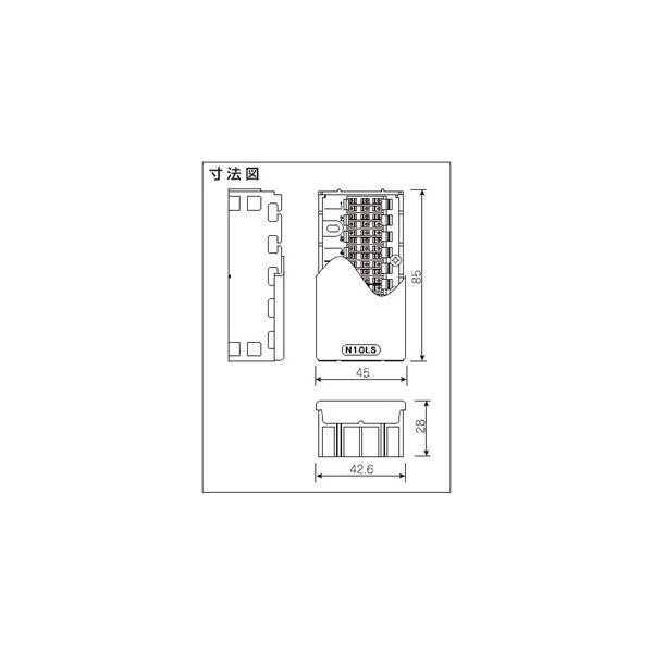 渡辺製作所 N10LS 端子板 10回線用 スモールタイプ新 【ワタナベ】の通販はau PAY マーケット 測定器・工具のイーデンキ au  PAY マーケット－通販サイト