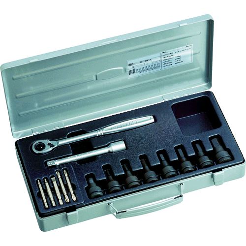 前田金属工業 ＴＯＮＥ AH4133 ヘキサゴンレンチセット 15pcs 369-7258 トネ 1S 4953488005134