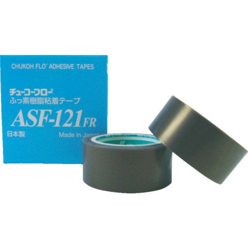 チューコーフロー［ASF121FR23X50］ フッ素樹脂フィルム粘着テープ ＡＳＦー１２１ＦＲ ０．２３ｔ×５０ｗ×１０ｍの通販は 10,143円