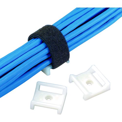 パンドウイット ABMT-S6-C タックタイ用タイマウント　Ｍ３ネジ止め　ナチュラル １００個入 ABMTS6Cの通販は