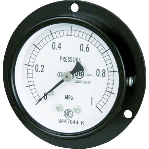 長野計器 NKS AA15-221-4.0MP 普通形圧力計 D枠埋込型 Φ60 最小目盛0.100 AA152214.0MP