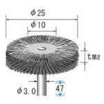 （株）ナカニシ（ナカニシ） ［50427］ ワイヤーブラシ特厚ステン 5本入の通販は