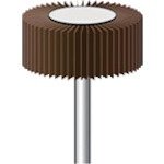 ナカニシ 49186 フラップサンダー ５本入 粒度＃３２０ 外径２５ｍｍ 幅１０ｍｍ 49186