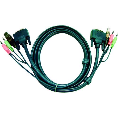 ＡＴＥＮ 2L-7D03U ＤＶＩ　ＫＶＭケーブル　３ｍ 2L7D03U