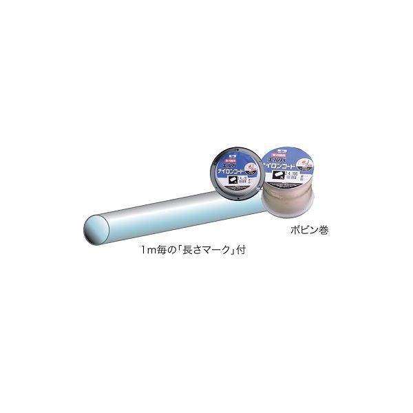 三陽金属 0584 ナイロンコード 丸3．0mmx100mボビン巻  カマ 草刈り 草むしり 除草作業 清掃作業 家庭菜園 畑 ガーデニング ガの通販は