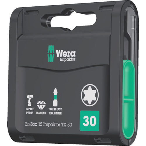 Ｗｅｒａ  057776  ８６７／１　インパクター　ダイヤモンドビットボックスセット　Ｔ３０　１ 057776の通販は