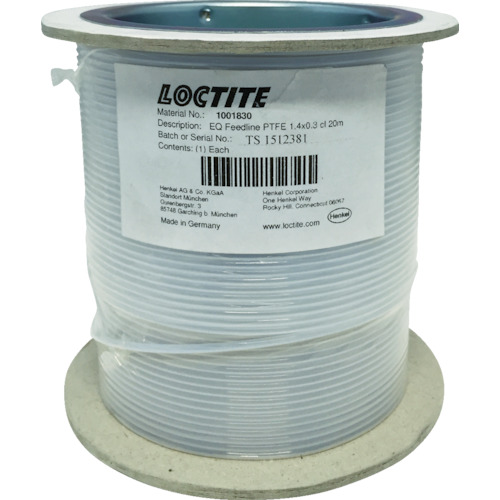 ロックタイト 1001830 接着剤ディスペンサー用交換チューブ 透明 内径１．４×０．３ｍｍ ２０ｍ 1001830 ヘンケル
