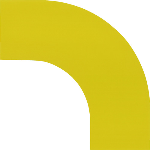 緑十字  150043  コーナー用ガードテープ １００ｍｍ幅用 黄 ＧＴＬ−１００Ｙ １０枚組 屋内用 150043