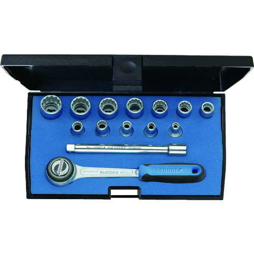 ＧＥＤＯＲＥ 1815598 ソケットレンチ１４点セット　差込角６．３５ｍｍ　１２角タイプ 1815598 9,589円