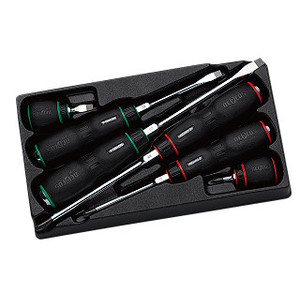 KTC 京都機械工具 NTD106 樹脂柄ドライバ混合セット 6本組 NTD-106