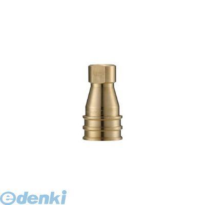 長堀工業 ナック CSPE08S2 クイックカップリング ＳＰＥ型 真鍮製 大流量型 オネジ取付用 両路開閉型 364-4430