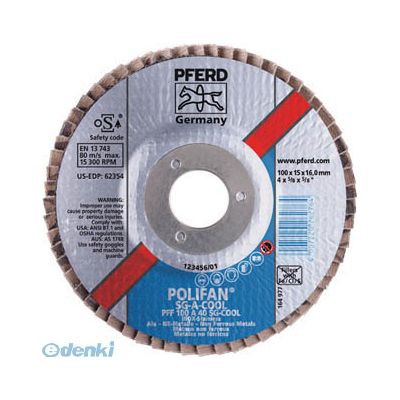 ＰＦＥＲＤ社 PFF100SGA941676 ポリファンフラップディスクＳＧＡ　Φ１００　＃８０ 451-9957の通販は