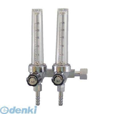 フロート式流量計二連式  F2M25CO2 フロート式流量計二連式 Ｆ２Ｍ−２５−ＣＯ２ ヤマト ヤマト産業 YAMATO