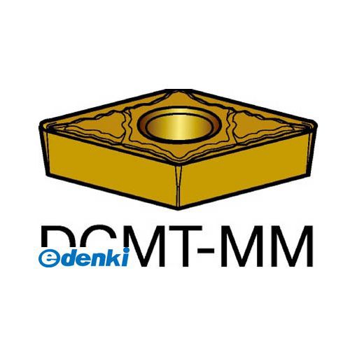 サンドビック ［DCMT070204-MM1115］ 【10個入】コロターン１０７　旋削用ポジ・チップ　１１１５　ＣＯＡＴDCMT070204MM87161115