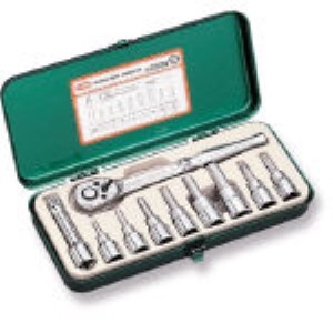 ＴＯＮＥ H3082 ヘキサゴンソケットレンチセット差込角９．５ H-3082 122-1078 前田金属工業 1S