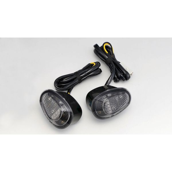 キジマ KIJIMA 219-3033 ウインカーランプＫＩＴ ＬＥＤ Ｆカウル スモーク ニンジャ２５０Ｒ ＬＲ 2193033の通販は