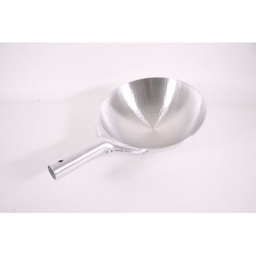 4571335100759 中尾アルミ製作所 アルミ打出片手中華鍋 27cm 3．5L 打出北京鍋 中華片手鍋 APK19027