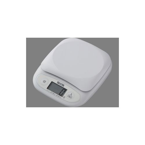 （まとめ）タニタ デジタルクッキングスケール3kg ホワイト KD-320-WH 1台〔×3セット〕 タニタ 防水機能付きデジタルクッキングスケール３ｋｇ ホワイト 約幅