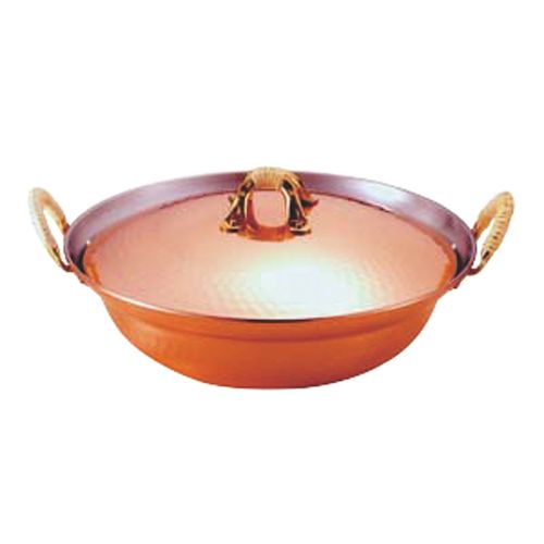 4518160000458 新光金属 銅槌目入れよせ鍋 24cm S−1055S 純銅よせ鍋 新光堂 鎚目入れ 純銅製 ちり鍋